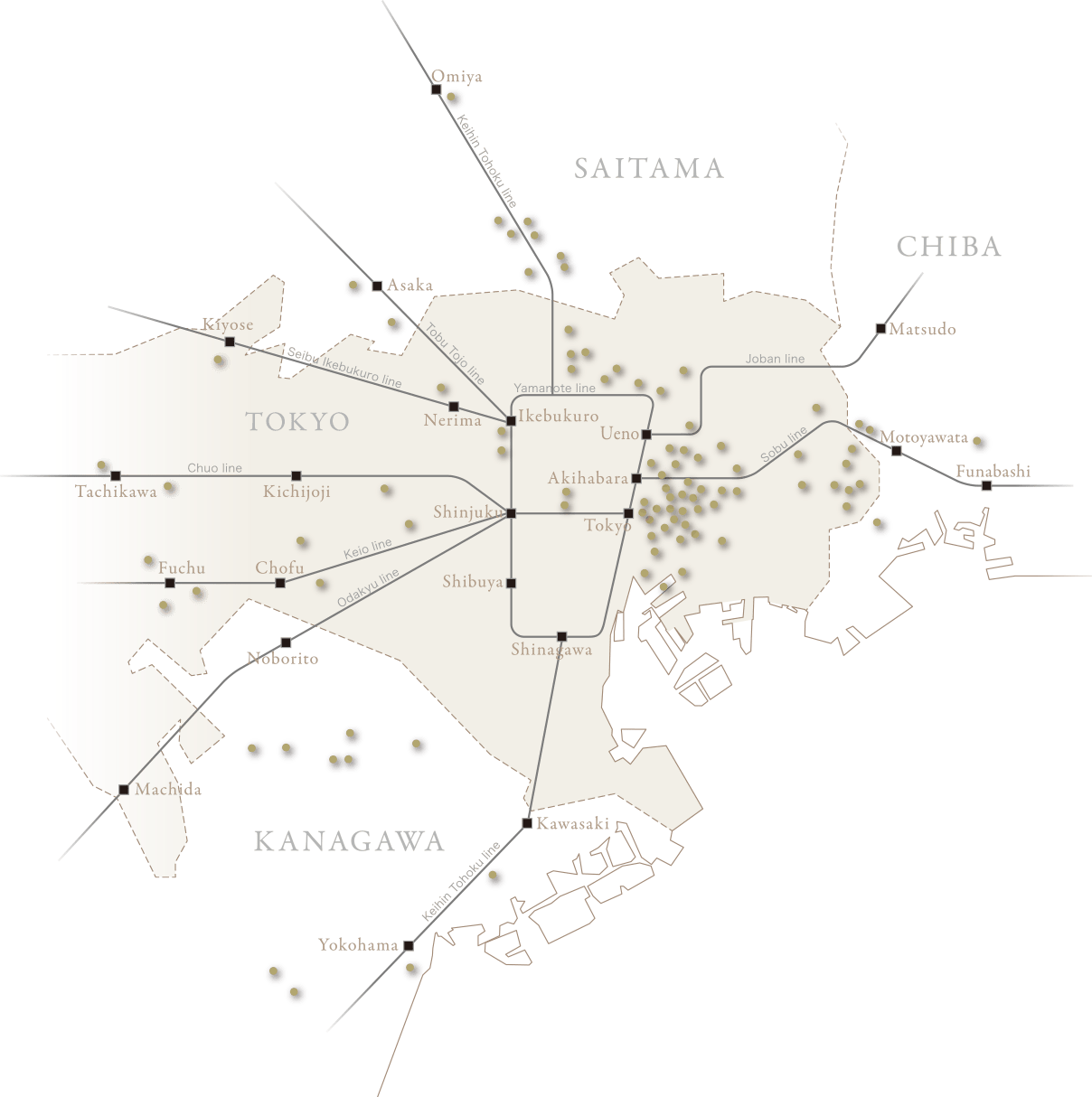 THEグローバル社 開発実績概念図
