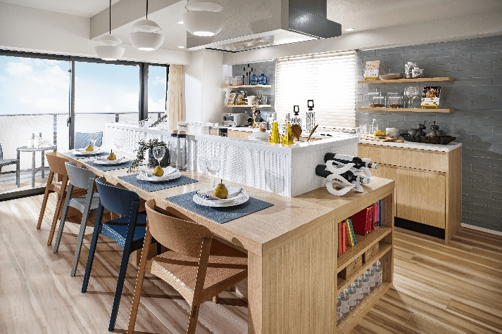 アイランドキッチン