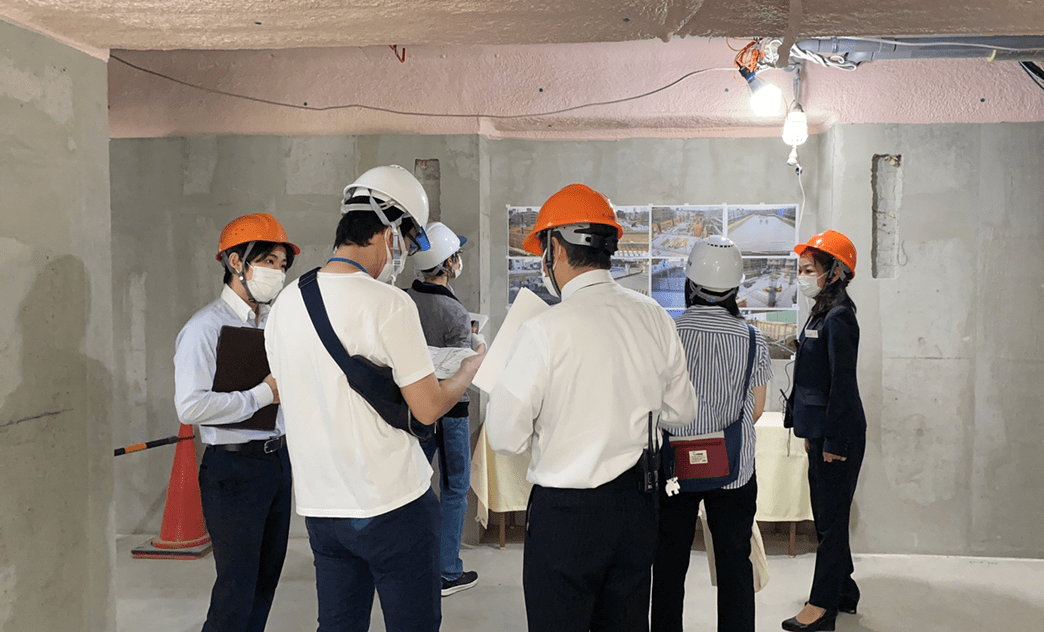 新築マンションの『現場見学会』を開催