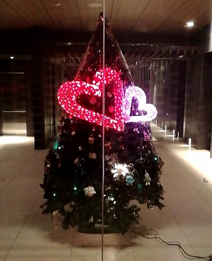 マンションのクリスマスツリー