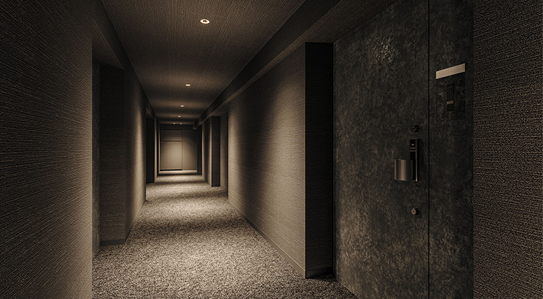 共用廊下完成予想CG