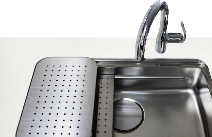 SINK 作業性も、デザインのひとつ。